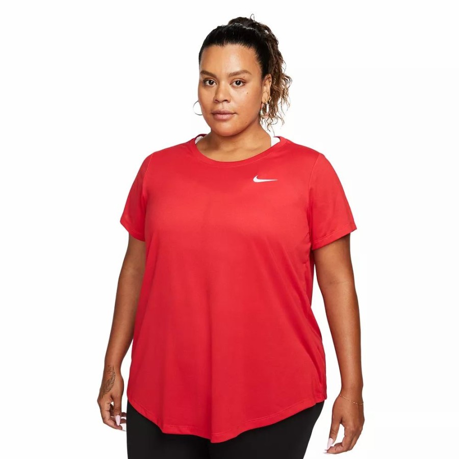 Tops * | Plus Size Nike Dri-Fit Tee