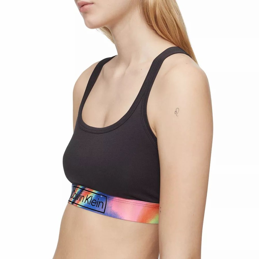 Underwear * | Women'S Calvin Klein Ck Reimagined Heritage Pride Unlined Bralette Qf6825