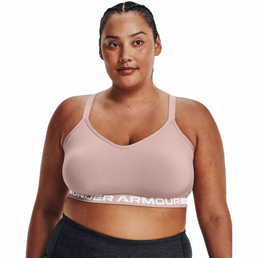 Underwear * | Plus Size Under Armour Seamless Low-Impact Longline Sports Bra