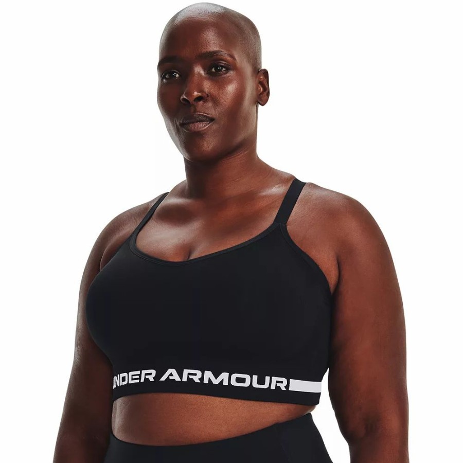 Underwear * | Plus Size Under Armour Seamless Low-Impact Longline Sports Bra