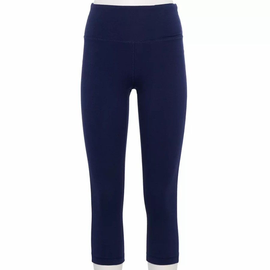 Bottoms * | Women'S Tek Gear Essential High-Waisted Capri Leggings