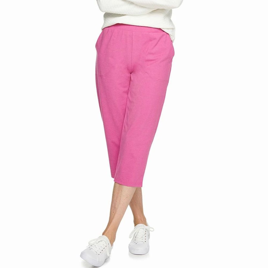 Bottoms * | Women'S Croft & Barrow Easy Pull-On Knit Capri Pants