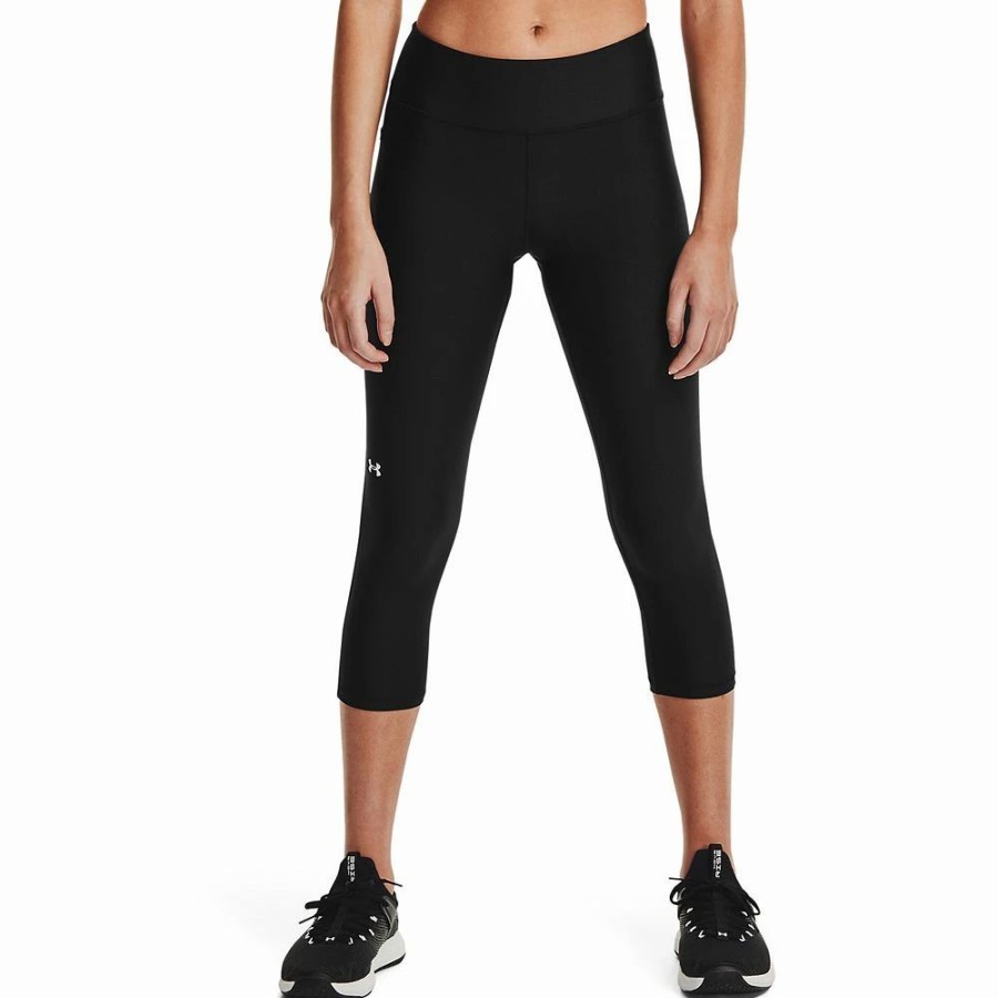 Bottoms * | Women'S Under Armour Heatgear No-Slip Waistband Capri Leggings