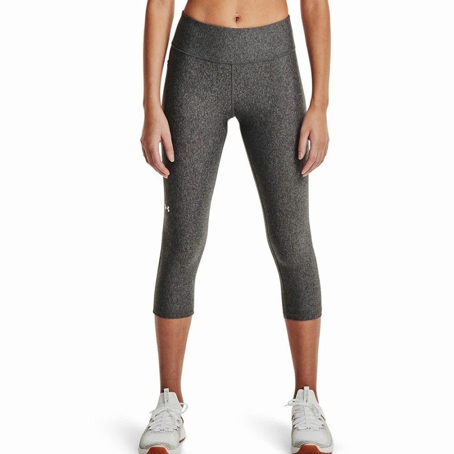 Bottoms * | Women'S Under Armour Heatgear No-Slip Waistband Capri Leggings