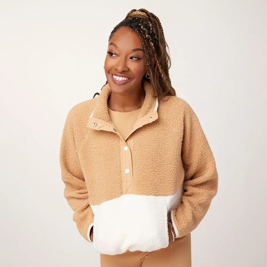 Outerwear * | Women'S Tone It Up Teddy Jacket