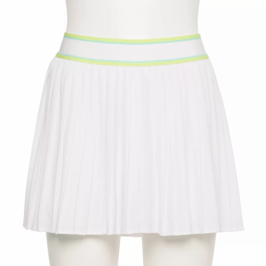 Bottoms * | Women'S Tek Gear Pleated Tennis Skort