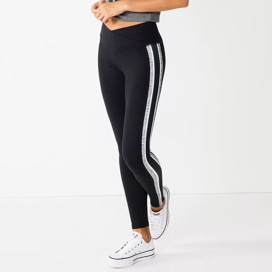 Bottoms * | Juniors' So High-Rise Crossover Sporty Leggings