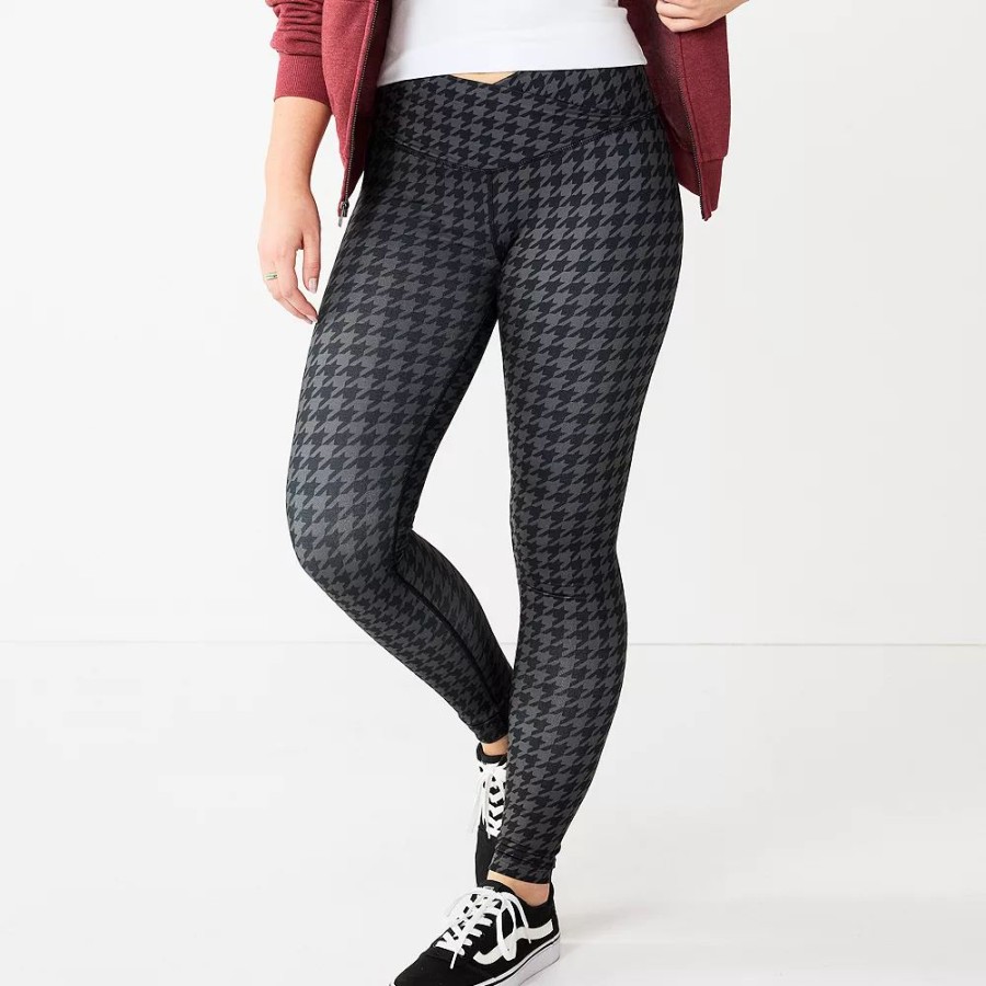 Bottoms * | Juniors' So High-Rise Crossover Sporty Leggings