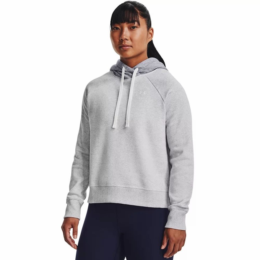 Tops * | Women'S Under Armour Rival Fleece Colorblock Hoodie