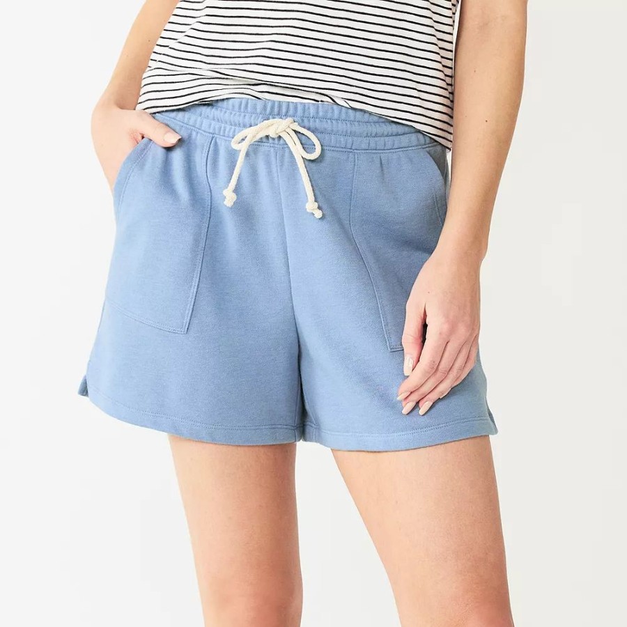 Bottoms * | Petite Sonoma Goods For Life French Terry Sweat Shorts