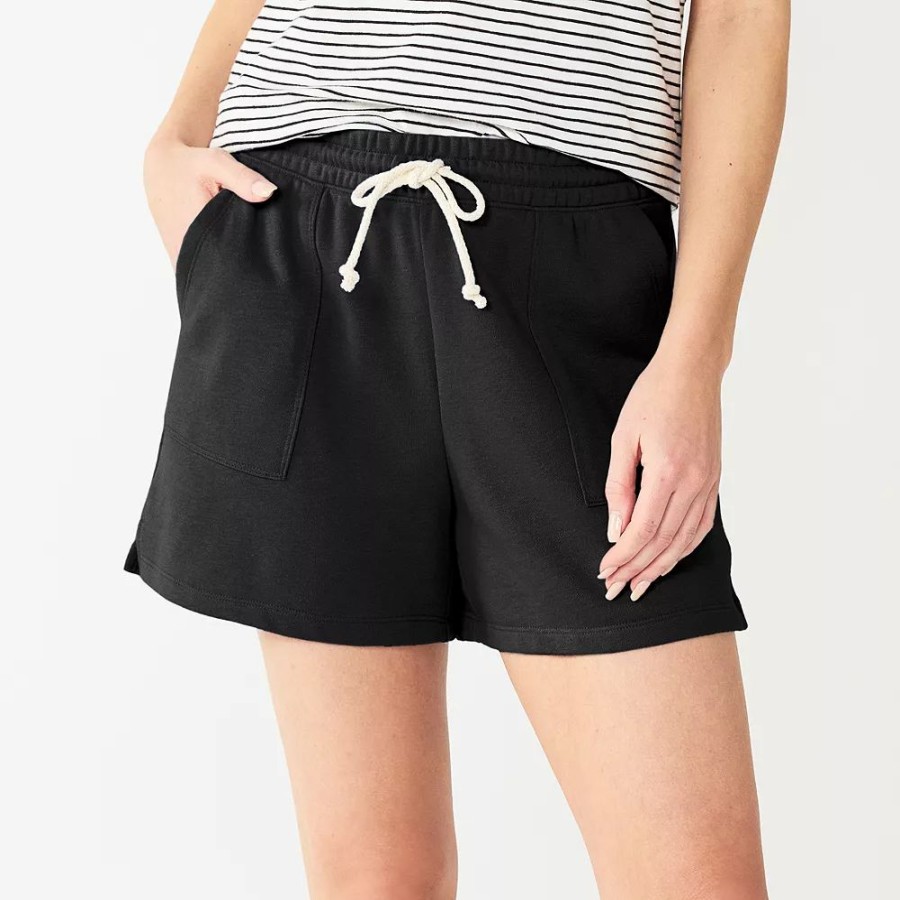 Bottoms * | Petite Sonoma Goods For Life French Terry Sweat Shorts