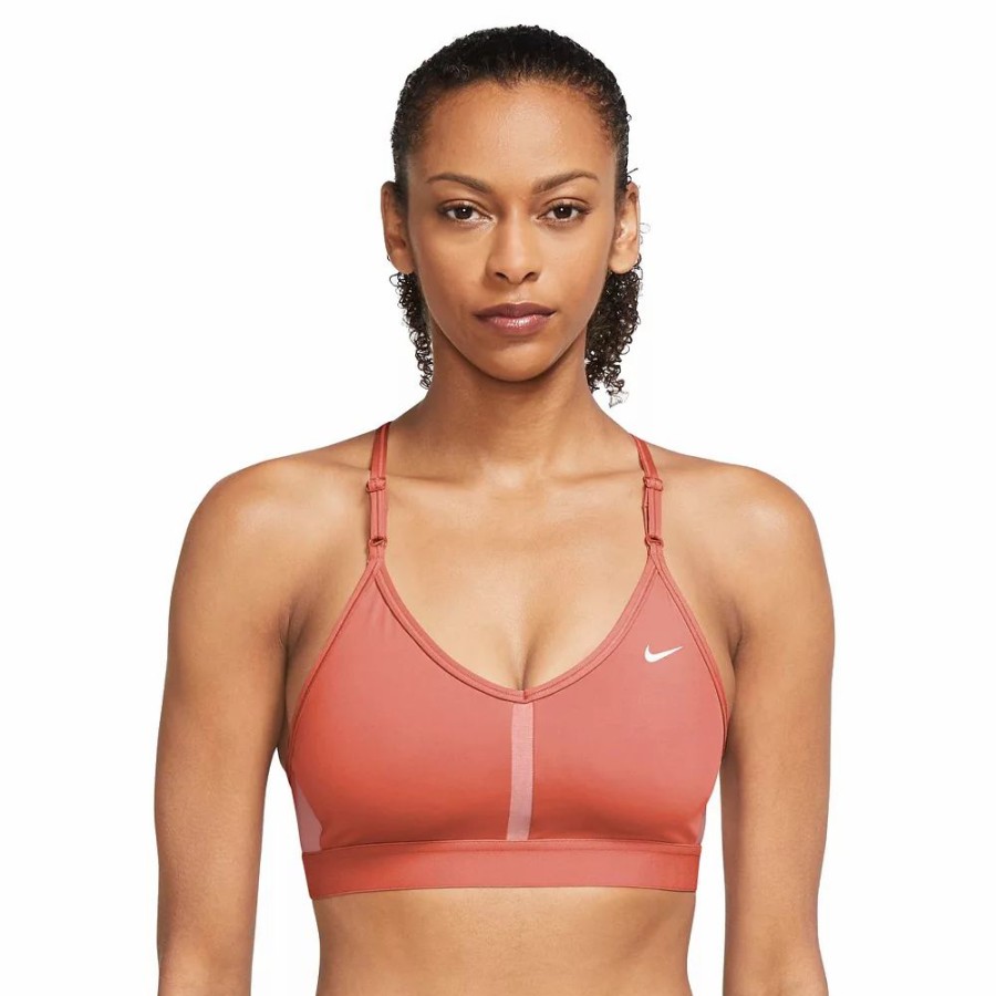 Underwear * | Plus Size Nike Dri-Fit Indy Light-Impact V-Neck Sports Bra