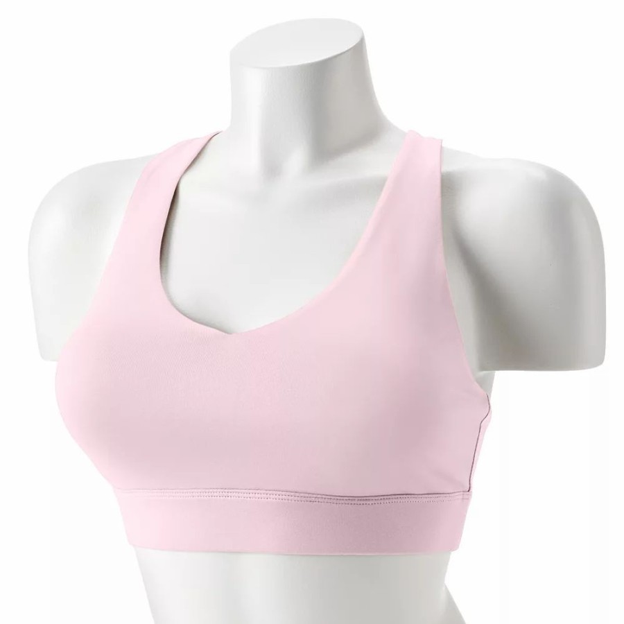 Underwear * | Tek Gear Core Medium-Impact V-Neck Sports Bra