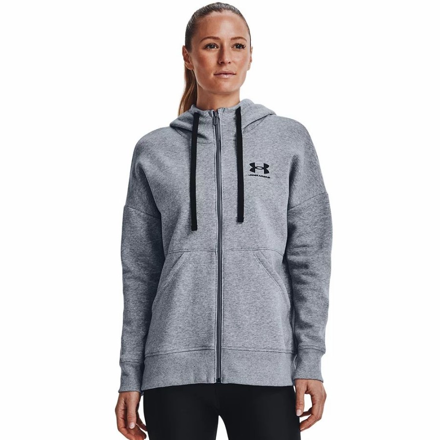 Tops * | Women'S Under Armour Rival Fleece Full-Zip Hoodie