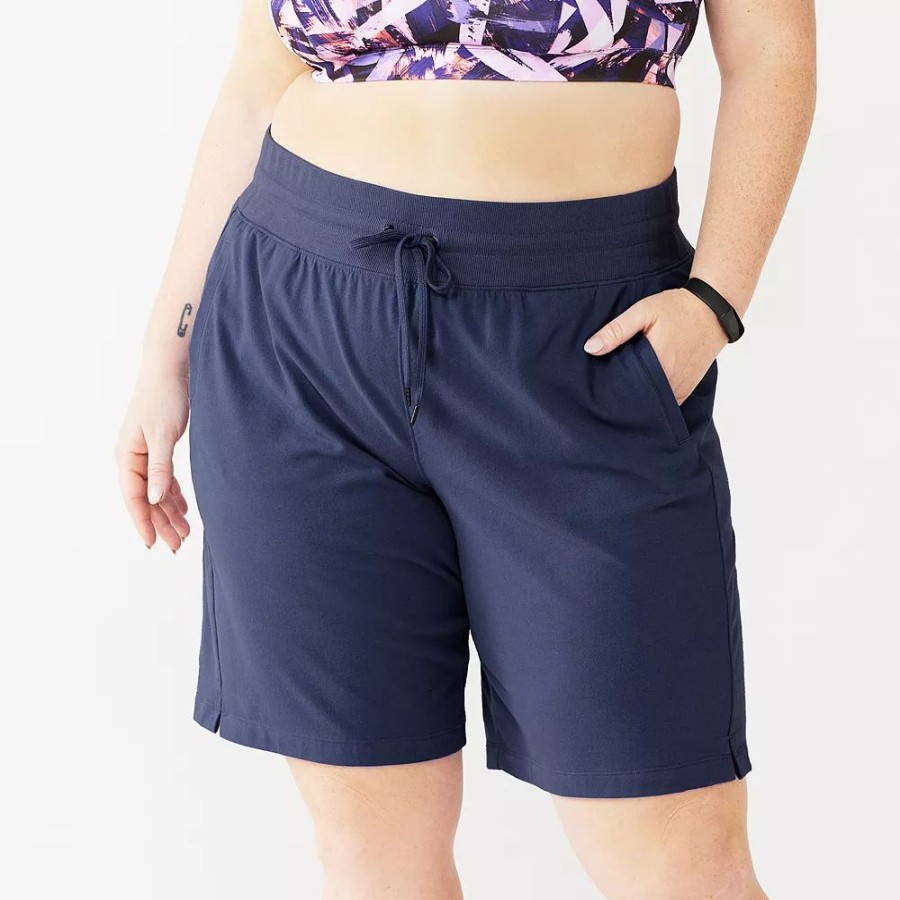 Bottoms * | Plus Size Tek Gear Essential Bermuda Shorts