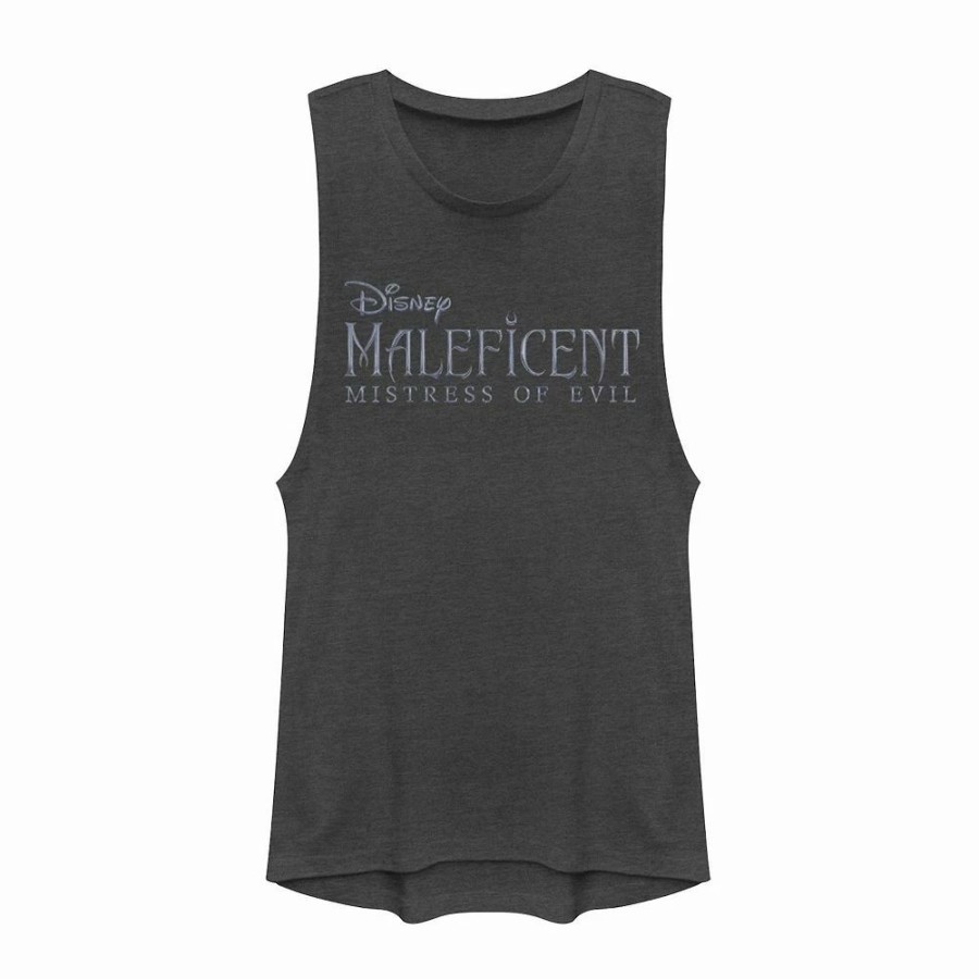 Tops * | Disney'S Maleficent Juniors' Mistress Of Evil Muscle Tank