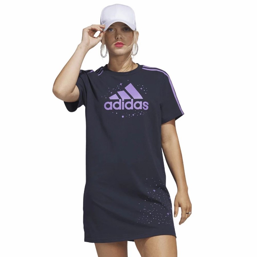 Dresses * | Women'S Adidas Celestial T-Shirt Dress