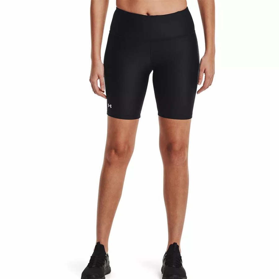 Bottoms * | Women'S Under Armour Heatgear 8-In. Bike Shorts