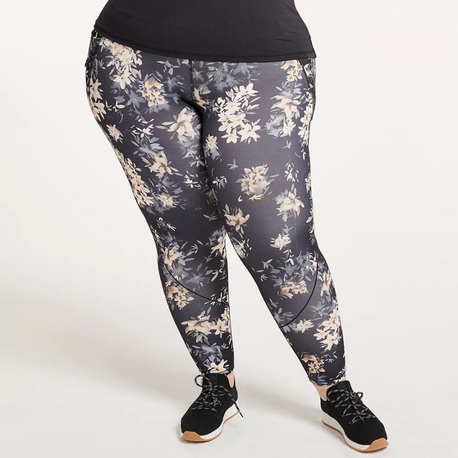 Bottoms * | Plus Size Flx Ascent High-Waisted 7/8 Ankle Leggings