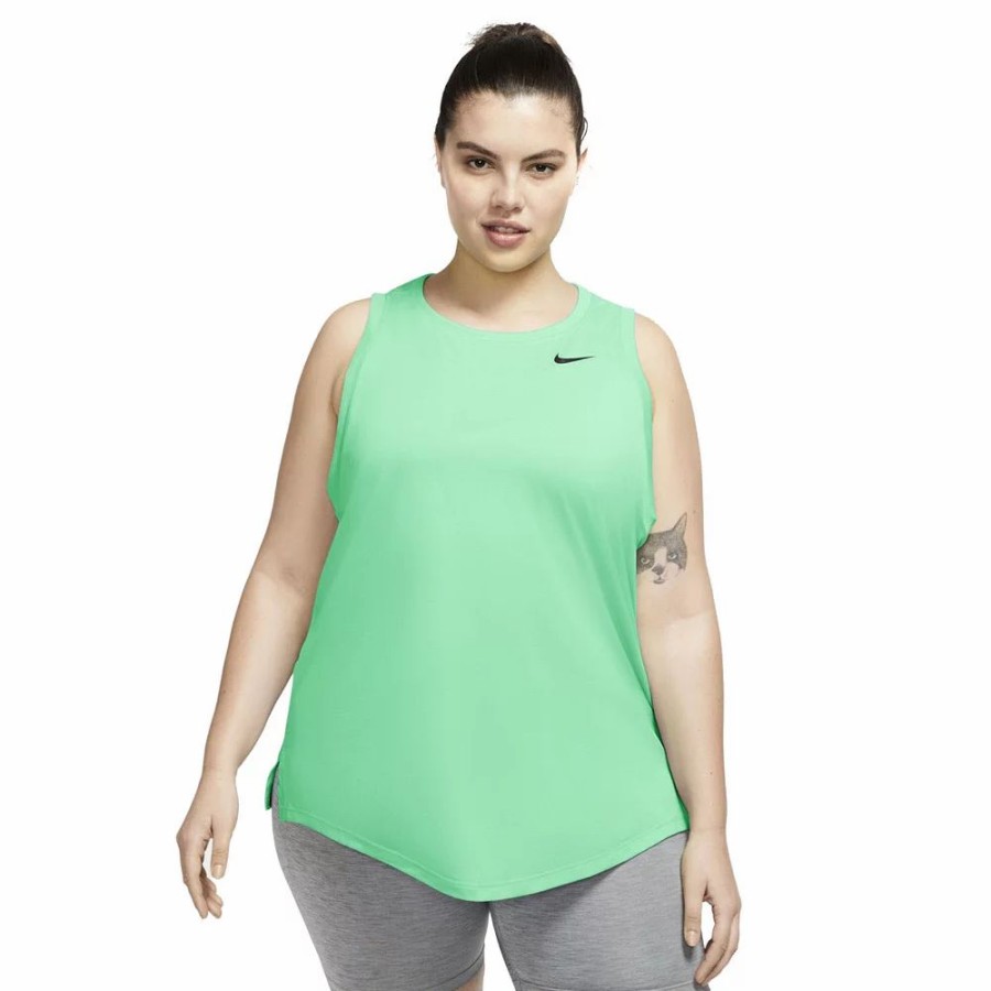 Tops * | Plus Size Nike Dri-Fit Training Tank