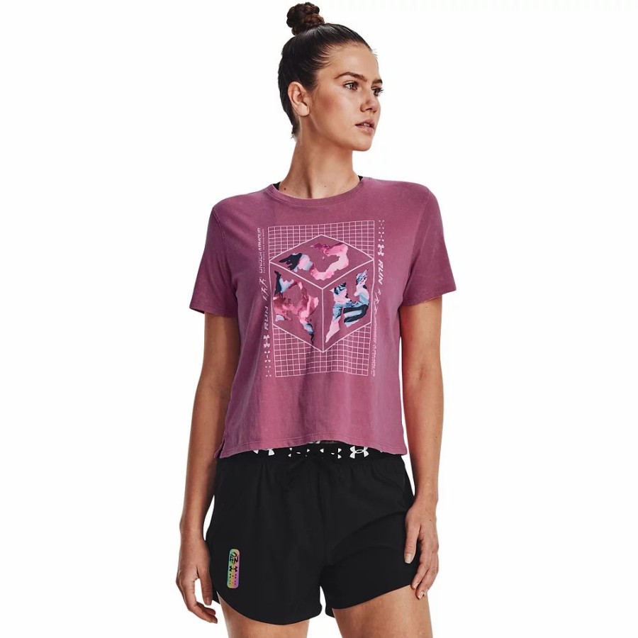 Tops * | Women'S Under Armour Run Anywhere Tee