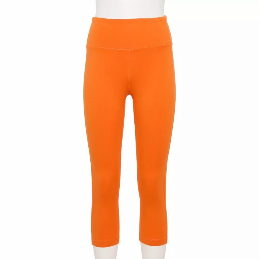 Bottoms * | Women'S Tek Gear Essential High-Waisted Capri Leggings