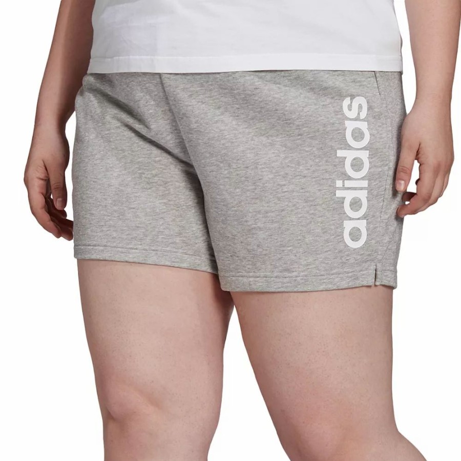 Bottoms * | Plus Size Adidas French Terry Shorts