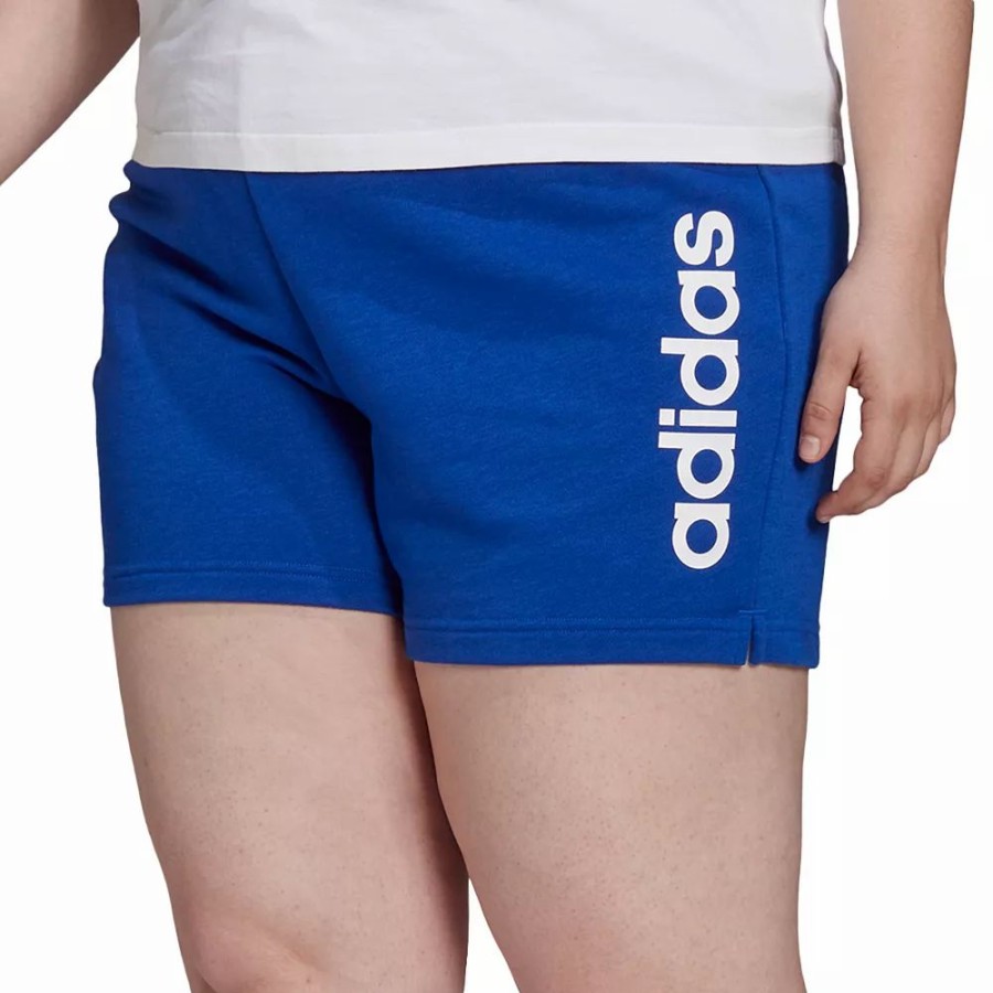 Bottoms * | Plus Size Adidas French Terry Shorts